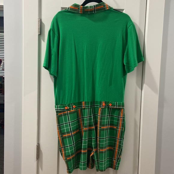 St. Patrick's Day Medium adult romper Short Romper kiss me large Mad Engine - Picture 8 of 13